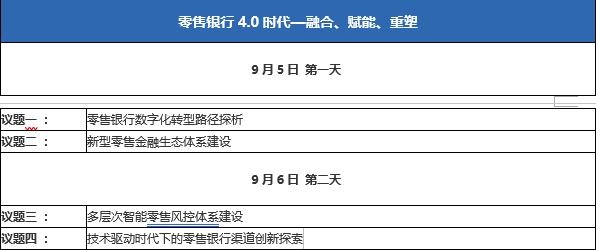 9月在沪召开第二届中国零售银行创新国际峰会 资讯 第2张